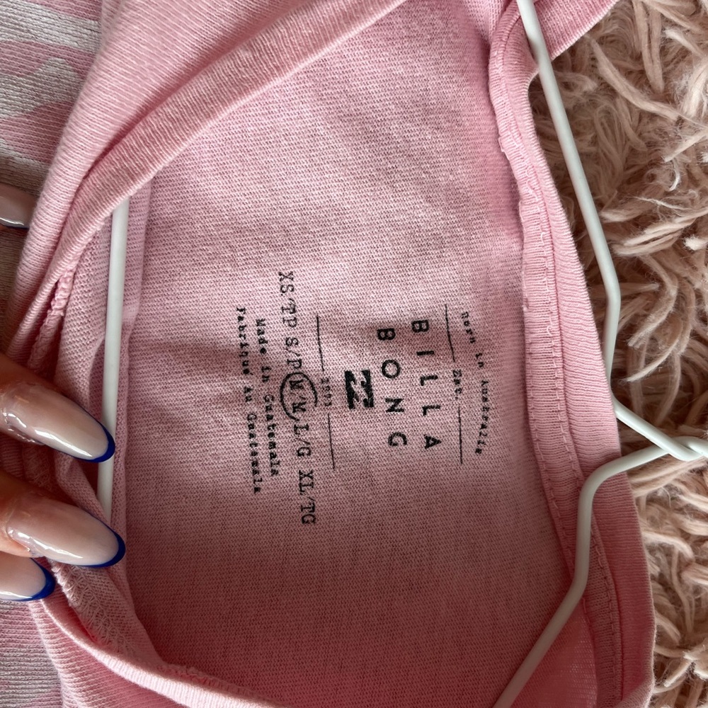 Billabong Soft Pink Women's T Shirt